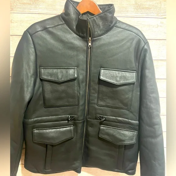 NWOT- Men’s Lamb Napa Reversible Coat - Picture 2 of 10